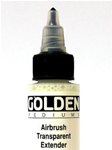 Airbrush transparent EXTENDER 30ml - GOLDEN - High Flow